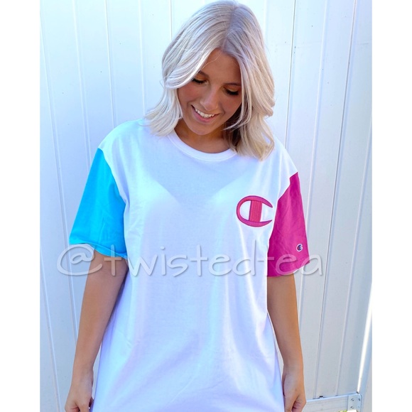 Champion Tops - 💕 New champion colorblock t-shirt L